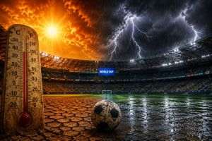 Climă şi fotbal - turneul final al CM, ameninţat de căldură extremă şi furtuni